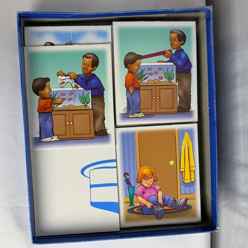 Learning to Sequence 4-Scene Sets‎ Educational 48 Cards CD-3121 Ages 3+